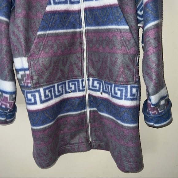 Vintage Northern Climate Women’s Blue Purple Fleece Jacket No tag 2x 3x - Picture 3 of 10